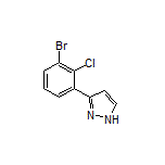 3-(3-Bromo-2-chlorophenyl)-1H-pyrazole