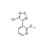 3-Chloro-4-(2-methoxy-3-pyridyl)-1,2,5-thiadiazole