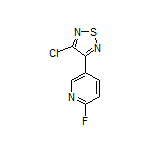 3-Chloro-4-(6-fluoro-3-pyridyl)-1,2,5-thiadiazole