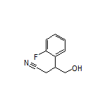 3-(2-Fluorophenyl)-4-hydroxybutanenitrile