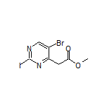 Methyl 2-(5-Bromo-2-iodo-4-pyrimidinyl)acetate