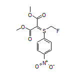 2-[(Fluoromethyl)(4-nitrophenyl)-lambda4-sulfanylidene]-1,3-dimethyl Ester Propanedioic Acid