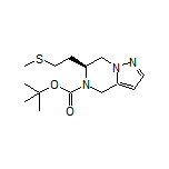 (S)-5-Boc-6-[2-(methylthio)ethyl]-4,5,6,7-tetrahydropyrazolo[1,5-a]pyrazine