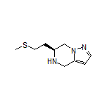 (S)-6-[2-(Methylthio)ethyl]-4,5,6,7-tetrahydropyrazolo[1,5-a]pyrazine