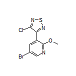 3-(5-Bromo-2-methoxy-3-pyridyl)-4-chloro-1,2,5-thiadiazole