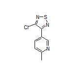 3-Chloro-4-(6-methyl-3-pyridyl)-1,2,5-thiadiazole