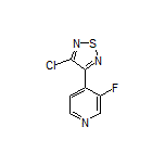 3-Chloro-4-(3-fluoro-4-pyridyl)-1,2,5-thiadiazole