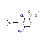 Methyl 4-Amino-2-chloro-3-[(trimethylsilyl)ethynyl]benzoate