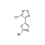 3-(2-Bromo-5-thiazolyl)-4-chloro-1,2,5-thiadiazole