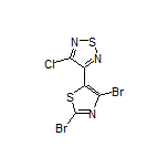 3-Chloro-4-(2,4-dibromo-5-thiazolyl)-1,2,5-thiadiazole