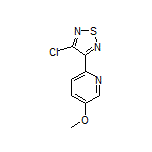 3-Chloro-4-(5-methoxy-2-pyridyl)-1,2,5-thiadiazole