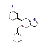 (S)-5-Benzyl-6-(3-fluorophenyl)-4,5,6,7-tetrahydropyrazolo[1,5-a]pyrazine