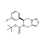 (S)-5-Boc-6-(3-fluorophenyl)-4,5,6,7-tetrahydropyrazolo[1,5-a]pyrazine