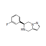 (S)-6-(3-Fluorophenyl)-4,5,6,7-tetrahydropyrazolo[1,5-a]pyrazine