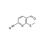 5-Formyl-6-(methylthio)picolinonitrile