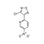 3-Chloro-4-(5-nitro-2-pyridyl)-1,2,5-thiadiazole