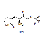 (S)-3-[(S)-2-Amino-3-oxo-4-(trifluoromethoxy)butyl]pyrrolidin-2-one Hydrochloride