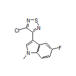 3-Chloro-4-(5-fluoro-1-methyl-1H-indol-3-yl)-1,2,5-thiadiazole
