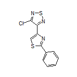 3-Chloro-4-(2-phenylthiazol-4-yl)-1,2,5-thiadiazole