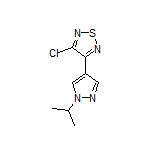 3-Chloro-4-(1-isopropyl-1H-pyrazol-4-yl)-1,2,5-thiadiazole