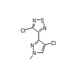 3-Chloro-4-(4-chloro-1-methyl-1H-pyrazol-3-yl)-1,2,5-thiadiazole