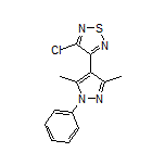 3-Chloro-4-(3,5-dimethyl-1-phenyl-1H-pyrazol-4-yl)-1,2,5-thiadiazole