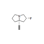 (2R,7aR)-7a-ethynyl-2-fluorohexahydro-1H-pyrrolizine