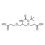 3,3’-[[2-(Boc-amino)propane-1,3-diyl]bis(oxy)]dipropanoic Acid