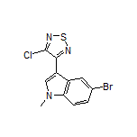 3-(5-Bromo-1-methyl-1H-indol-3-yl)-4-chloro-1,2,5-thiadiazole