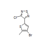 3-(4-Bromo-5-methylthiophen-2-yl)-4-chloro-1,2,5-thiadiazole
