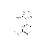 3-Chloro-4-[2-(methylthio)pyrimidin-4-yl]-1,2,5-thiadiazole