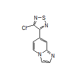 3-Chloro-4-(imidazo[1,2-a]pyridin-7-yl)-1,2,5-thiadiazole