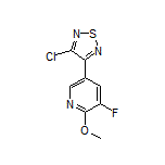 3-Chloro-4-(5-fluoro-6-methoxypyridin-3-yl)-1,2,5-thiadiazole