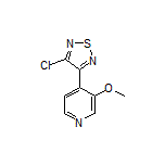 3-Chloro-4-(3-methoxypyridin-4-yl)-1,2,5-thiadiazole
