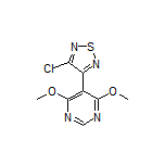 3-Chloro-4-(4,6-dimethoxypyrimidin-5-yl)-1,2,5-thiadiazole