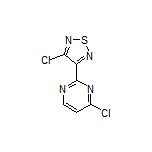 3-Chloro-4-(4-chloropyrimidin-2-yl)-1,2,5-thiadiazole