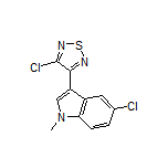 3-Chloro-4-(5-chloro-1-methyl-1H-indol-3-yl)-1,2,5-thiadiazole