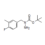 1-Boc-1-(4-fluoro-3-methylbenzyl)hydrazine