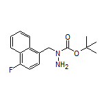 1-Boc-1-[(4-fluoro-1-naphthyl)methyl]hydrazine