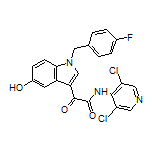 N-(3,5-Dichloro-4-pyridyl)-2-[1-(4-fluorobenzyl)-5-hydroxy-3-indolyl]-2-oxoacetamide