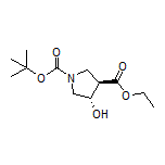 Ethyl (3R,4S)-1-Boc-4-hydroxypyrrolidine-3-carboxylate
