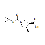 (3S,4R)-1-Boc-4-methylpyrrolidine-3-carboxylic Acid