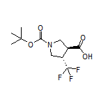 (3S,4S)-1-Boc-4-(trifluoromethyl)pyrrolidine-3-carboxylic Acid