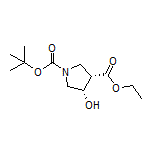 Ethyl (3S,4S)-1-Boc-4-hydroxypyrrolidine-3-carboxylate