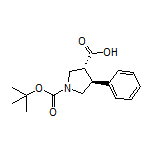 (3R,4S)-1-Boc-4-phenylpyrrolidine-3-carboxylic Acid
