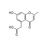 2-(7-Hydroxy-2-methyl-4-oxo-4H-chromen-5-yl)acetic Acid