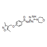 4-[(3,5-Dimethyl-4-isoxazolyl)methoxy]-N-(5-morpholino-1H-1,2,4-triazol-3-yl)benzamide
