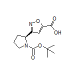 (S)-3-(1-Boc-pyrrolidin-2-yl)isoxazole-5-carboxylic Acid
