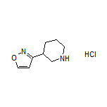3-(Piperidin-3-yl)isoxazole Hydrochloride