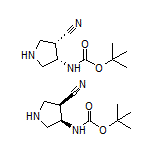 cis-4-(Boc-amino)pyrrolidine-3-carbonitrile
